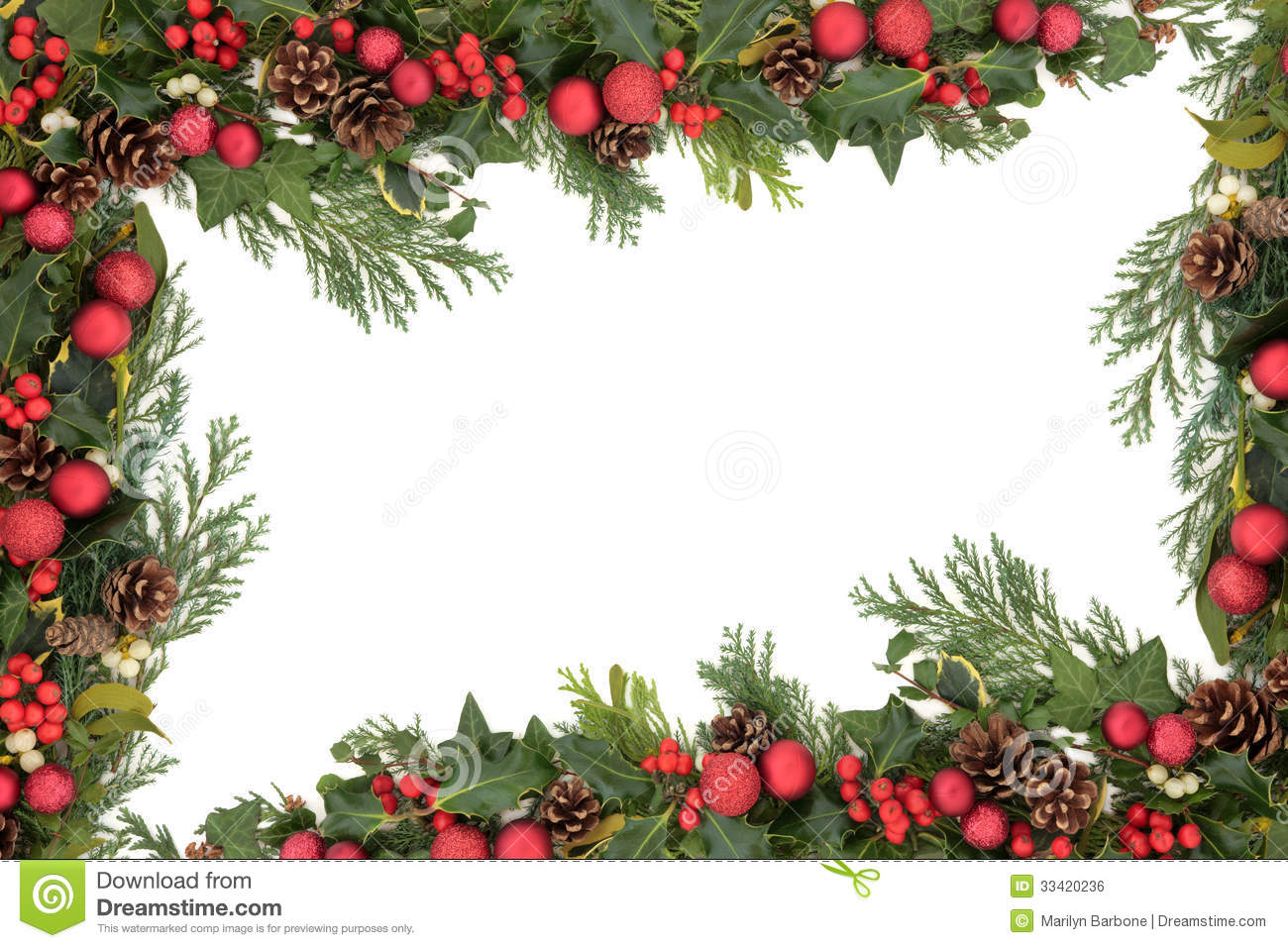 Christmas Decorative Border Royalty Free Stock Image   Image  33420236