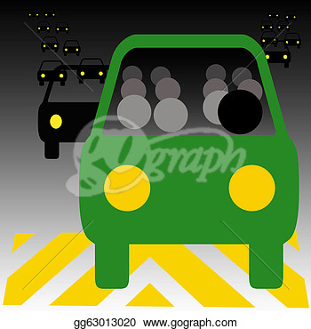 Clip Art   Carpool Safety  Stock Illustration Gg63013020