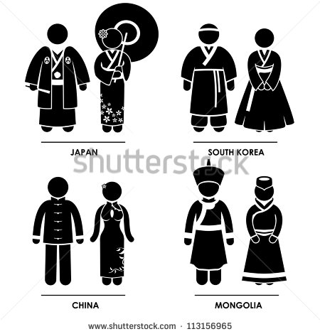 East Asia   Japan South Korea China Mongolia Man Woman People National