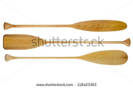 Hawaiian Canoe Paddle Clip Art Three Wooden Canoe Paddles