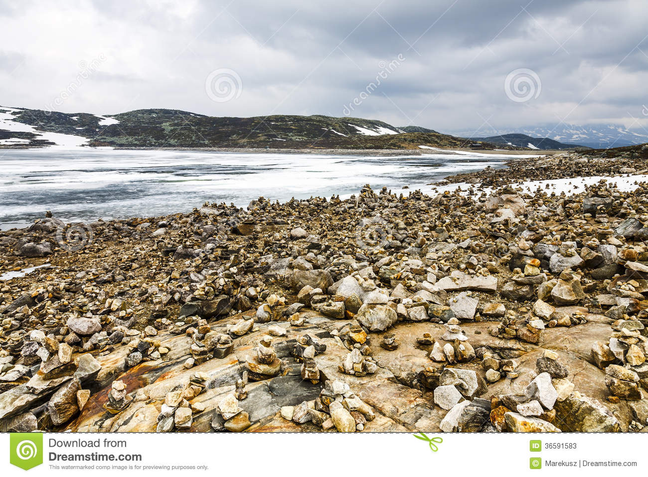 Icy Arctic Landscape Stock Photos   Image  36591583