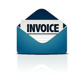 Invoice With Envelope   Royalty Free Clip Art