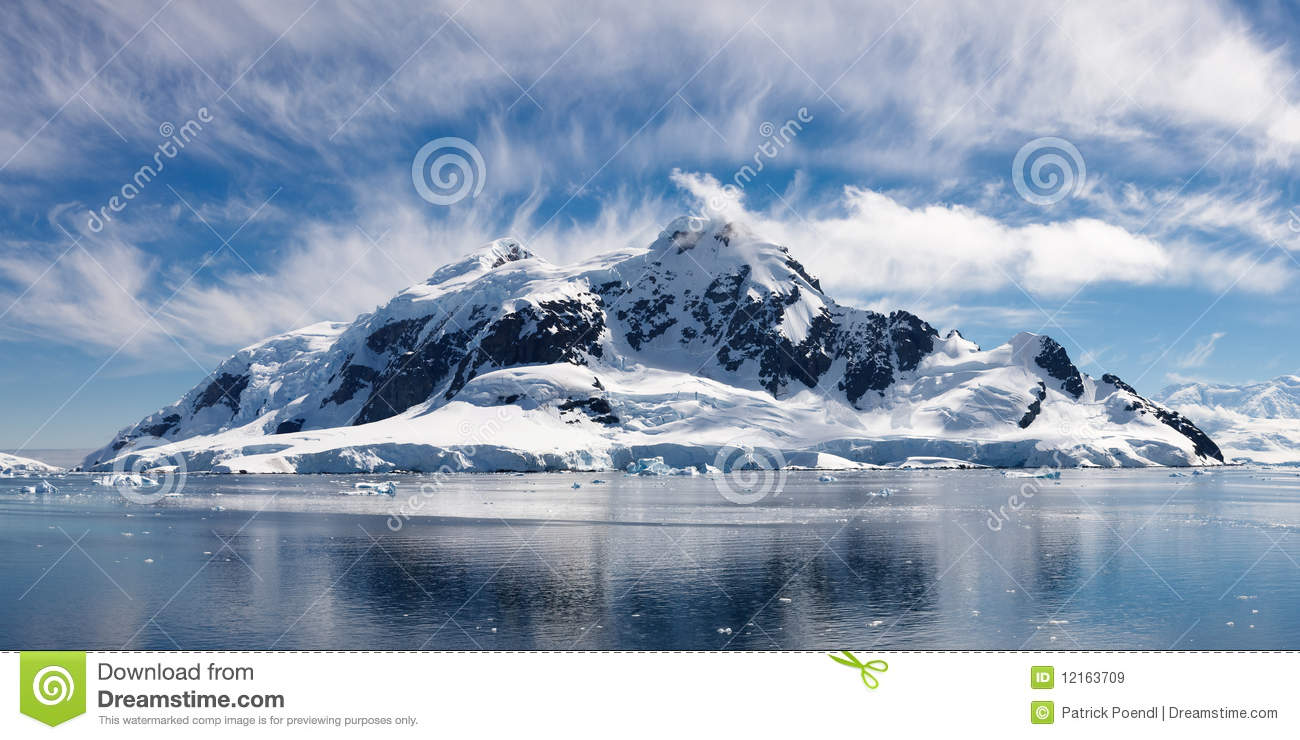 Paradise Bay Antarctica   Majestic Icy Wonderland Royalty Free Stock