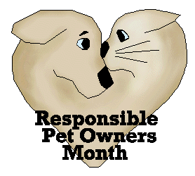 Responsible Pet Owners Month Clip Art   Responsible Pet Owners Month