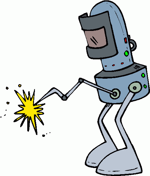 Robot Welding Clipart Clip Art
