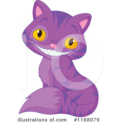 Royalty Free  Rf  Cheshire Cat Clipart Illustration By Pushkin   Stock