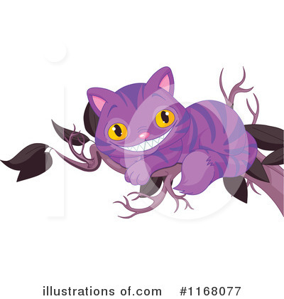 Royalty Free  Rf  Cheshire Cat Clipart Illustration By Pushkin   Stock