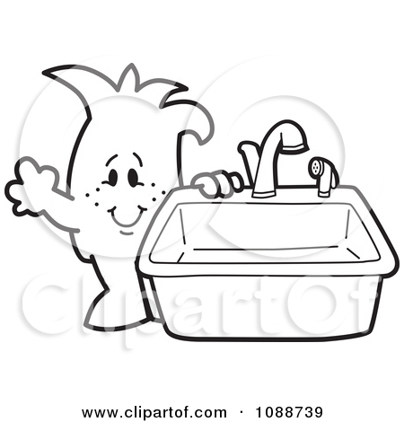 Royalty Free  Rf  Kitchen Sink Clipart Illustrations Vector Graphics
