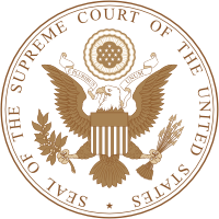 Supreme Court Seal   Vector Image