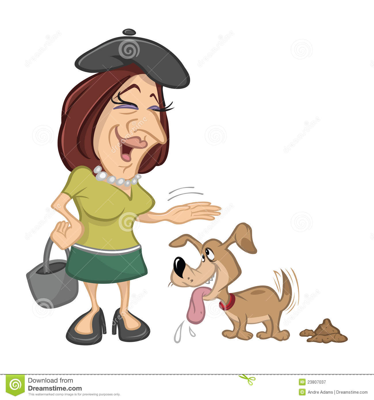 Woman Petting Pet Dog Royalty Free Stock Photography   Image  23807037