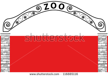 Zoo Entrance Gate Clipart Poland With A Zoo Entrance