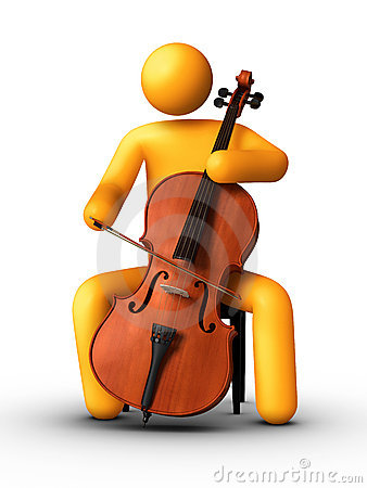 Cello Clipart Playing Cello 21814046 Jpg