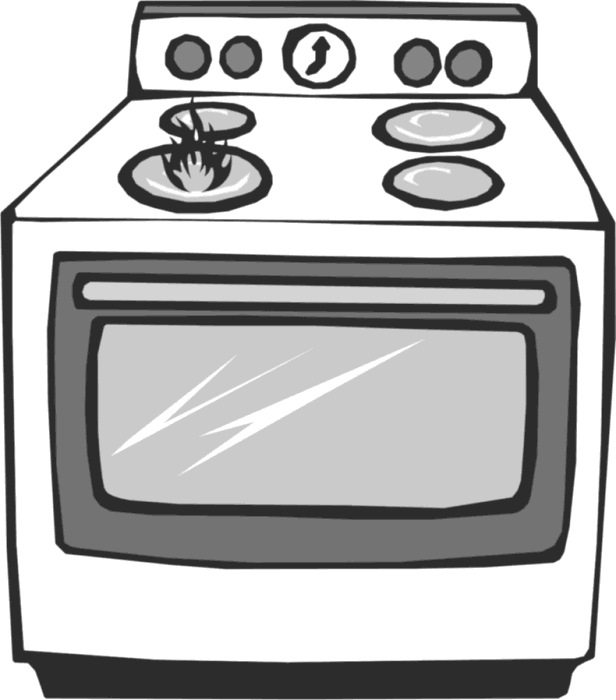Com Household Kitchen Appliances Oven Stove Gas Oven Large Bw Png Html