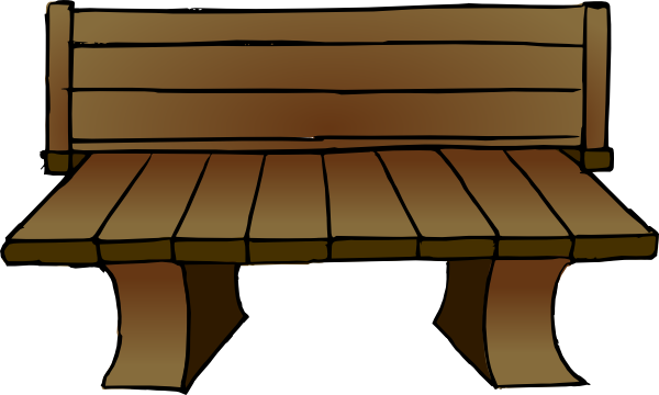 Free Wooden Bench Clip Art