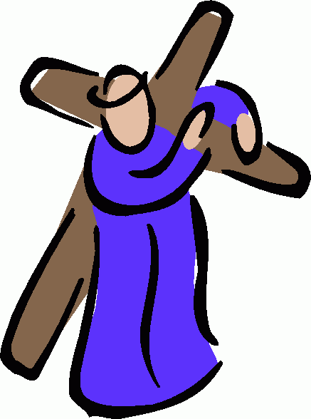 Jesus Carrying Cross 3 Clipart   Jesus Carrying Cross 3 Clip Art