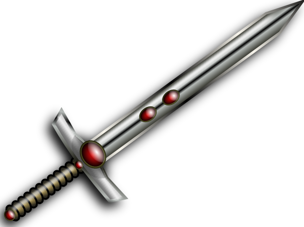Jeweled Sword Clip Art At Clker Com   Vector Clip Art Online Royalty