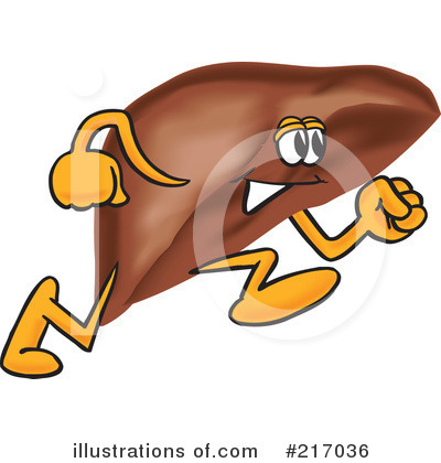 Liver Mascot Clipart Illustration By Toons4biz   Stock Sample  217036