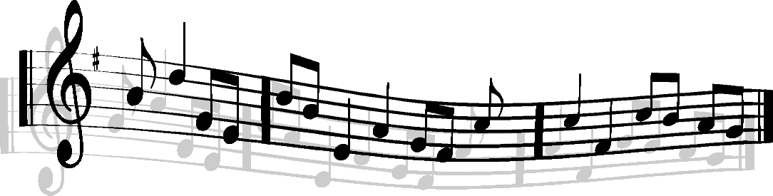 Music Notes On Staff Clipart   Clipart Panda   Free Clipart Images