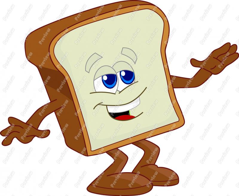 Toast Clip Art 177 Formats Included With This Cartoon Toast