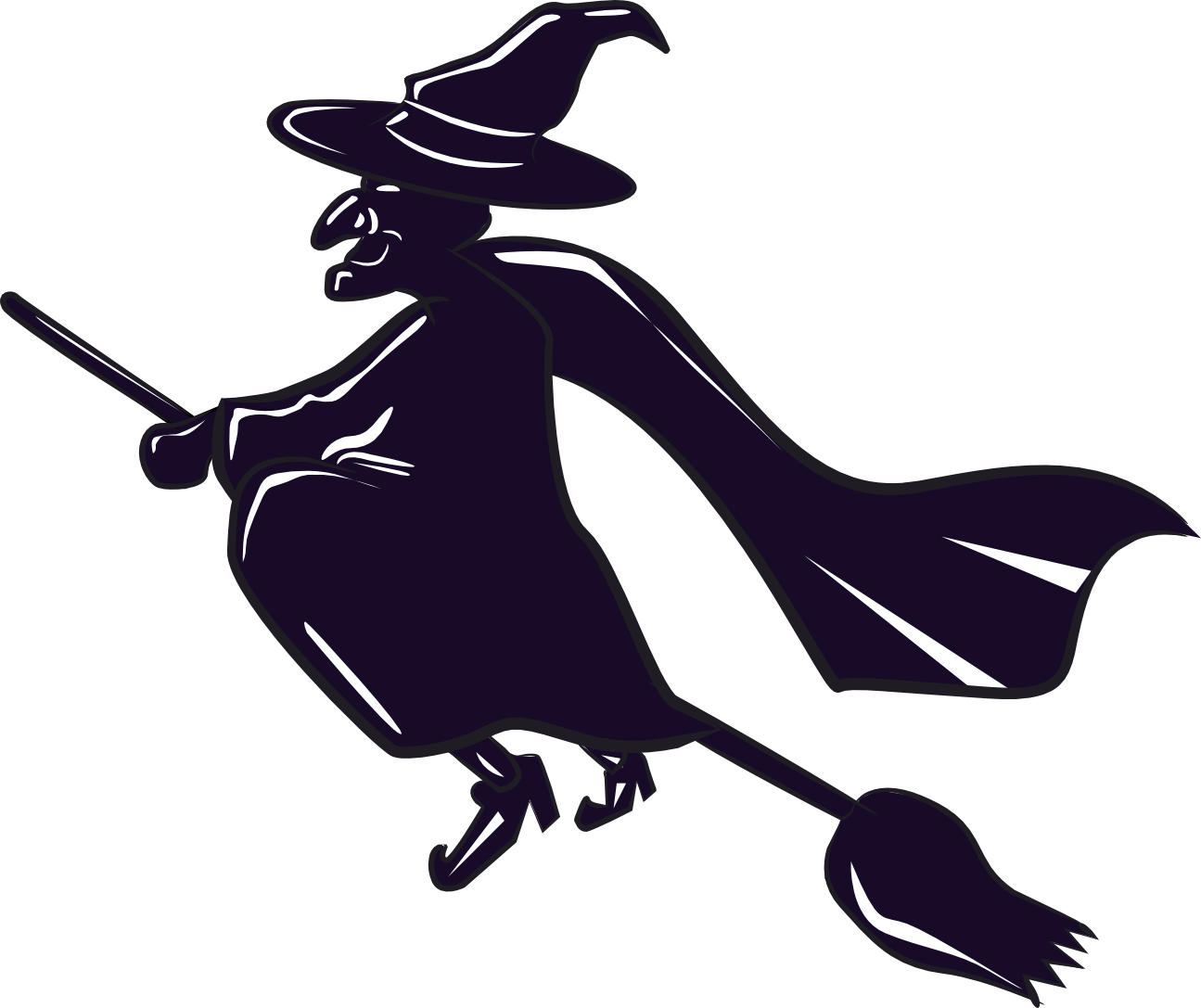 Witch On Broom Clipart   Free Cliparts That You Can Download To You