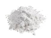 Cocaine Drugs Heap Isolated On White Close Up View Cocaine