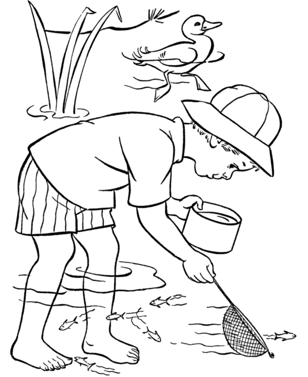 Coloring Pages Of Dip Minnows For Preschoolers 2014