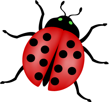 Gardeners Friendly Helper A Lady Bug Graphic  Click Small Image To