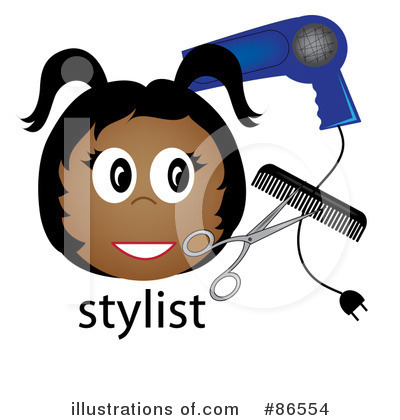 Hair Stylist Clipart 86554 By Pams Clipart Royalty Free Rf Stock