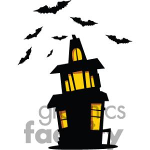 Haunted House Clipart Black And White   Clipart Panda   Free Clipart    