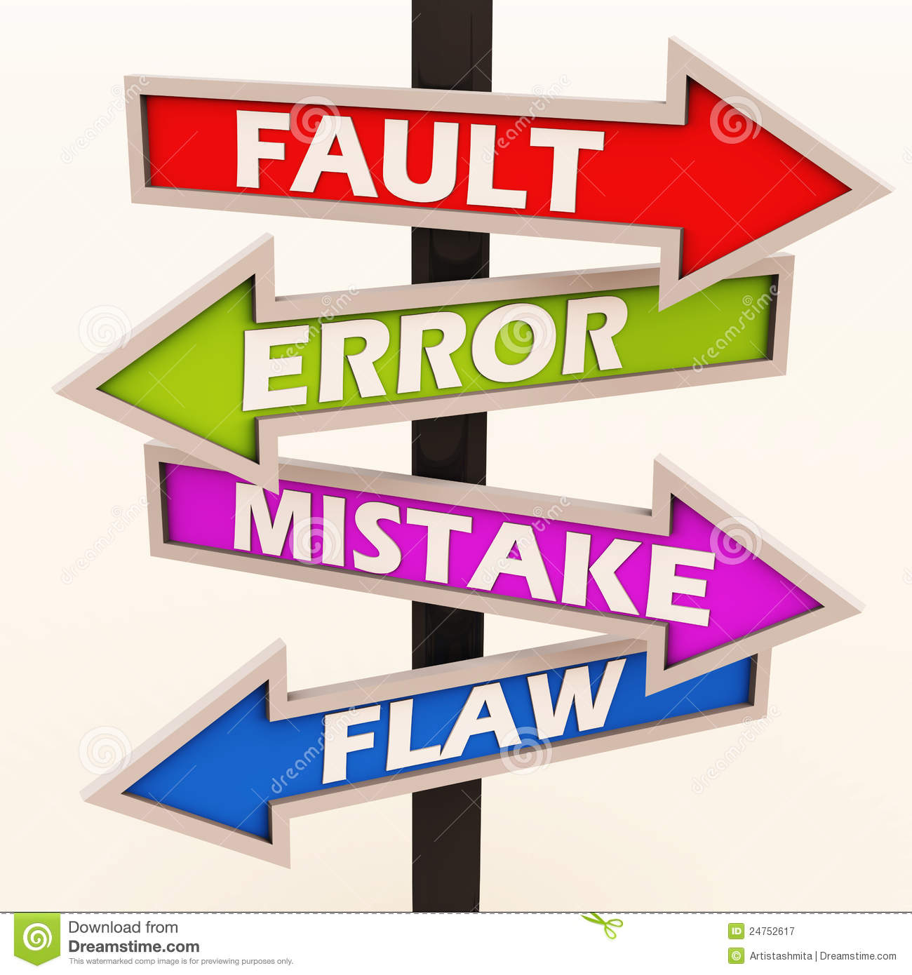 Mistake Clipart Fault Error Mistake And Flaws