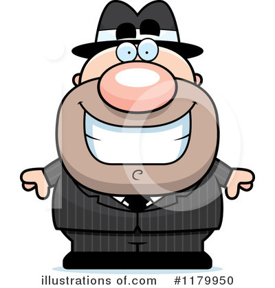 Mobster Clipart  1179950 By Cory Thoman   Royalty Free  Rf  Stock