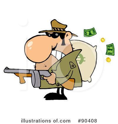 Mobster Clipart  90408 By Hit Toon   Royalty Free  Rf  Stock