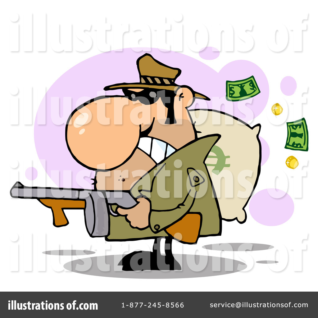Mobster Clipart  90410 By Hit Toon   Royalty Free  Rf  Stock