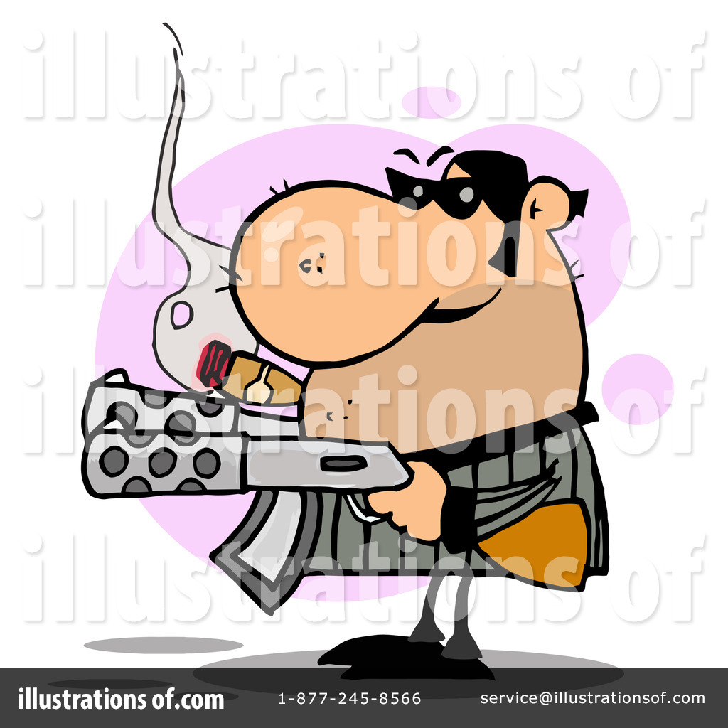 Mobster Clipart  90412 By Hit Toon   Royalty Free  Rf  Stock