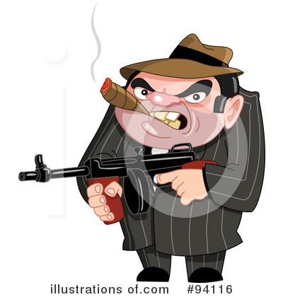 Mobster Clipart  94116   Illustration By Yayayoyo