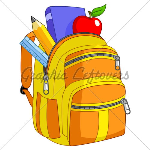 Pack Up Backpack For School Clipart   Cliparthut   Free Clipart