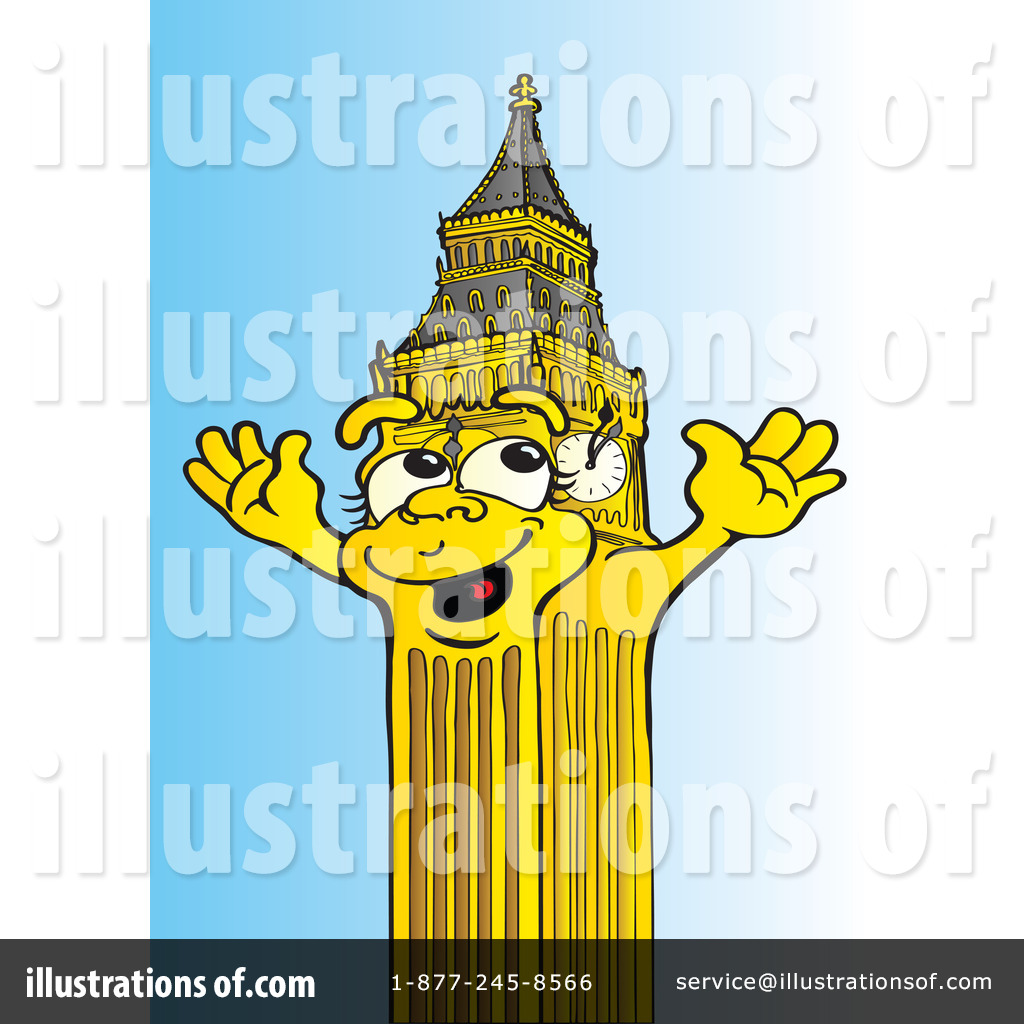 Royalty Free Rf Big Ben Clipart Illustration By Snowy Stock Sample
