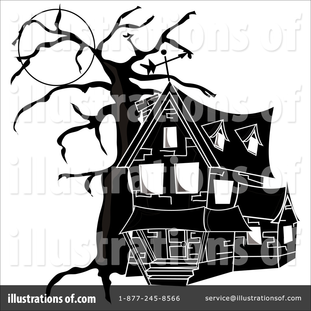 Royalty Free  Rf  Haunted House Clipart Illustration By Pams Clipart