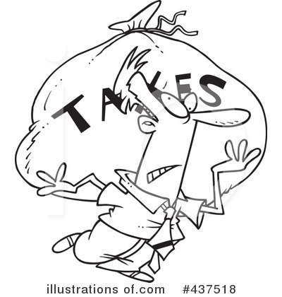 There Is 35 Paying Taxes Frees All Used For Free Clipart