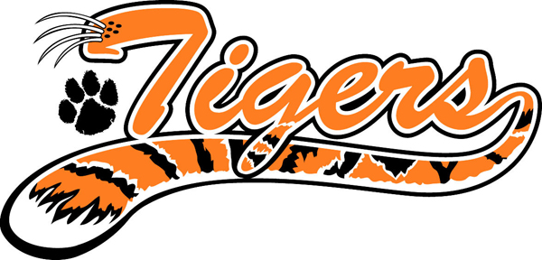 Tigers Text Mascot Sports Decal  Make It Personal 