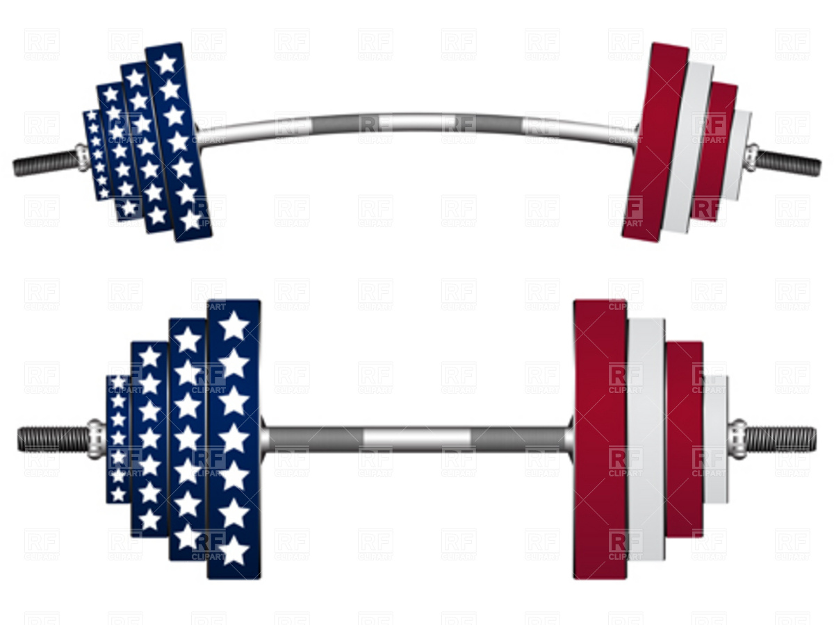 Dumbbells With Stars And Stripes 4341 Sport And Leisure Download