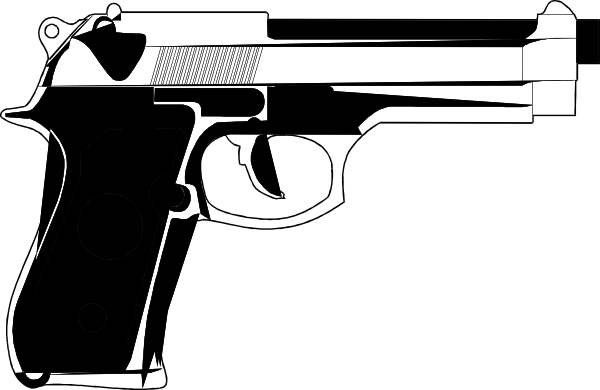 Handgun Clip Art At Clker Com   Vector Clip Art Online Royalty Free