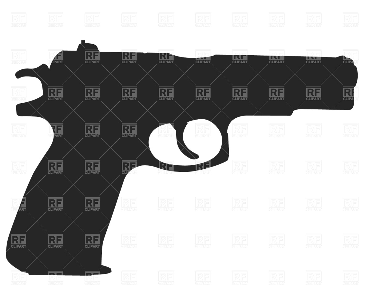 Handgun Download Royalty Free Vector Clipart  Eps