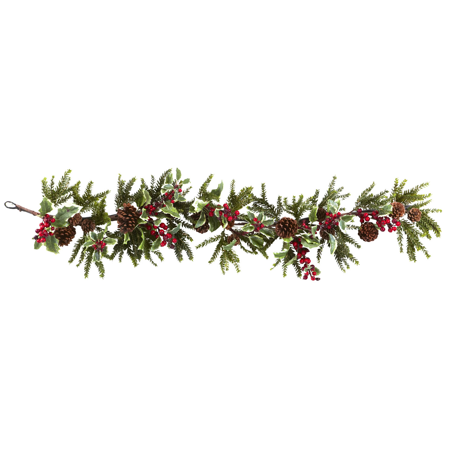 Home   Artificial Florals   Holidays   54  Holly Berry Garland