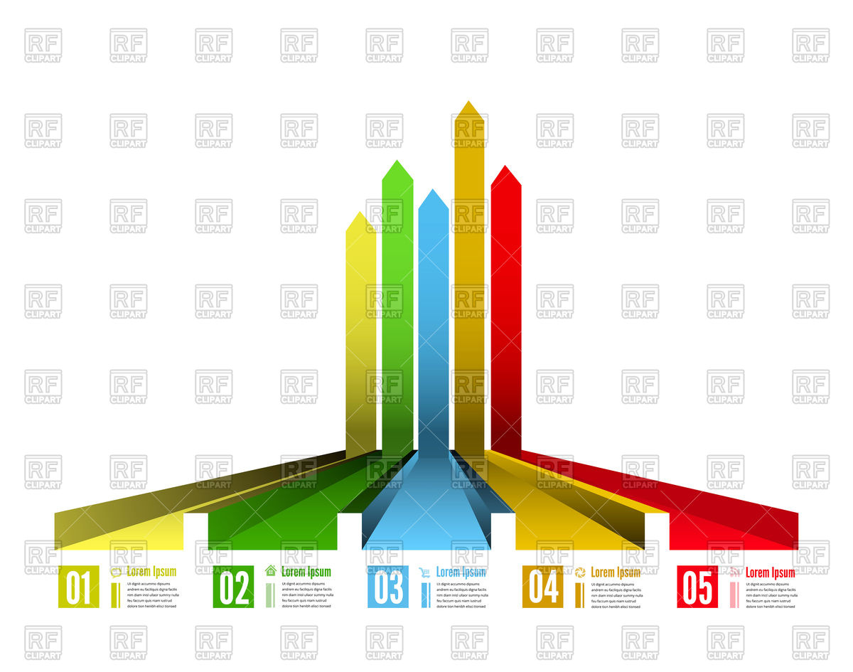 Infographic Options With Colorful Arrow 74925 Download Royalty Free    