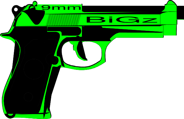 Mm Handgun Clipart