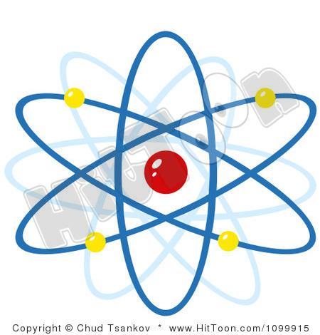 Nucleus Clipart 1099915 Clipart Colorful Atom Royalty Free Vector