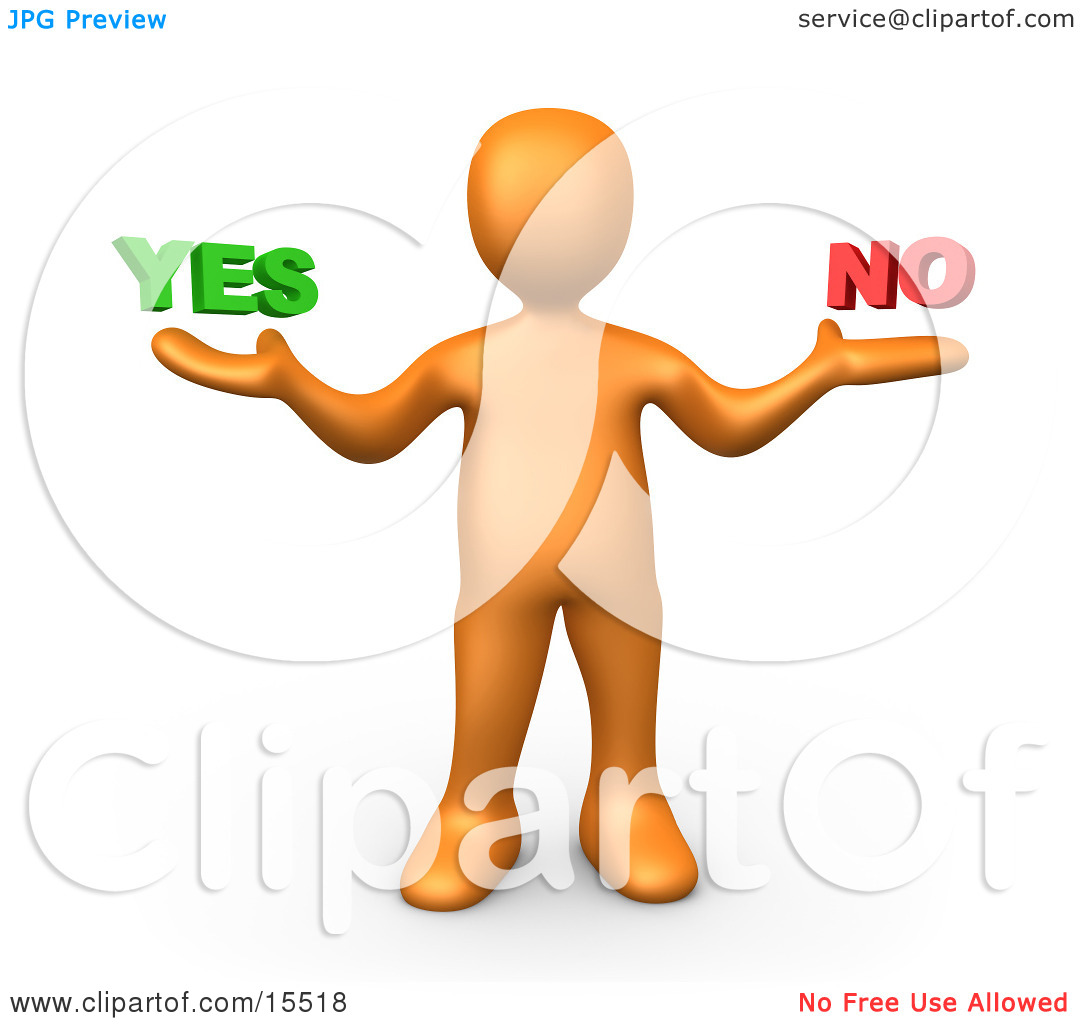 Out The Options Of Yes Or No Clipart Illustration Image By 3pod  15518