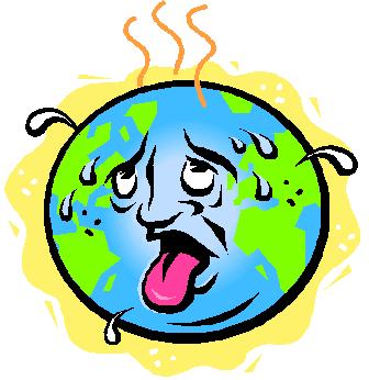 Too Hot Earth Cartoon