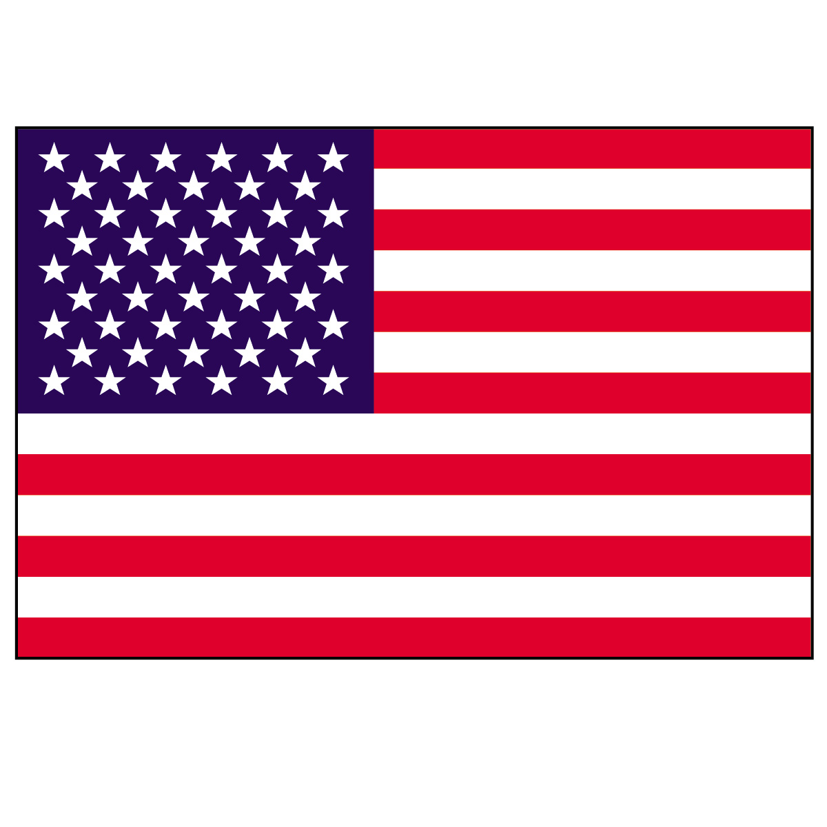 United States Flag Clip Art In Color  An Illustration Of The U S  Flag